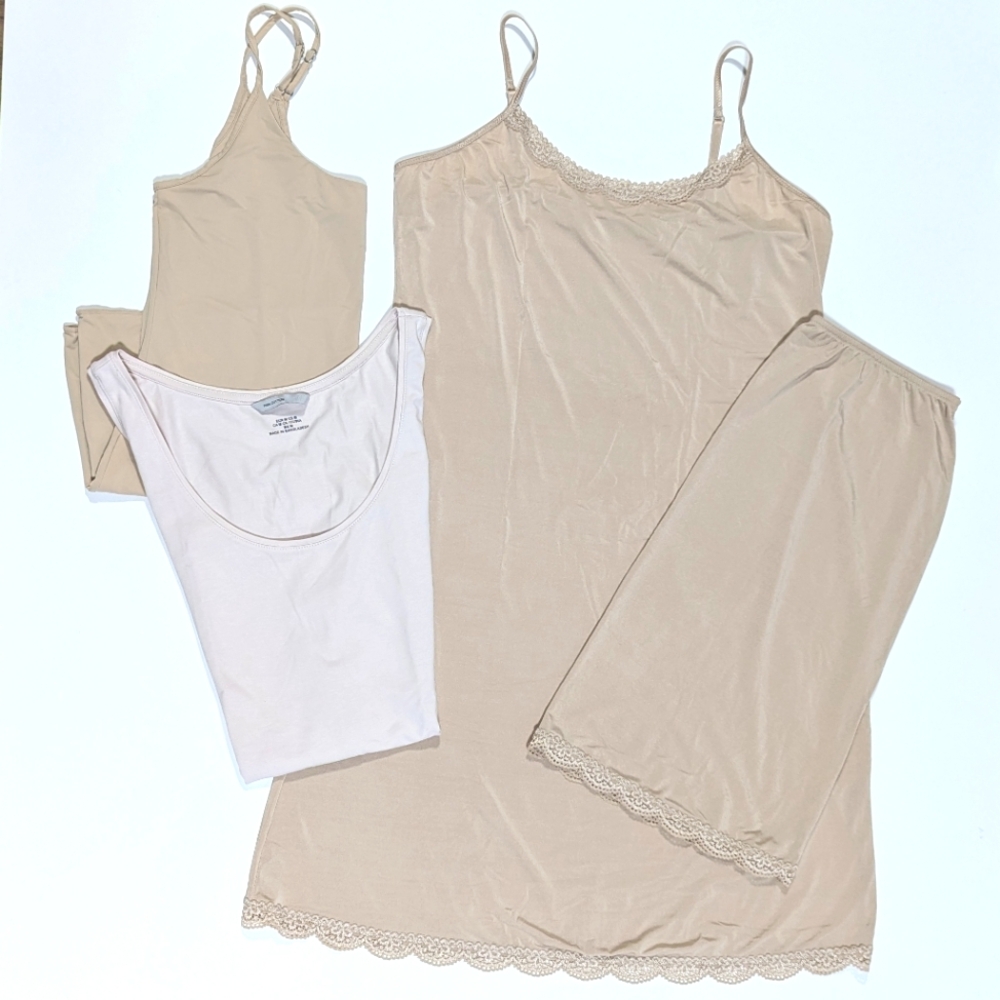 Slip skirt dress tank tops lot